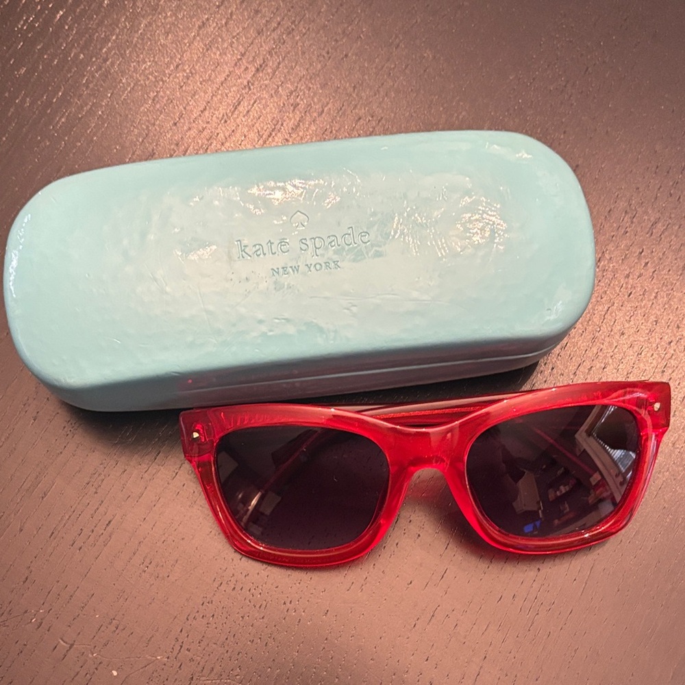 Kate Spade Red Sunglasses